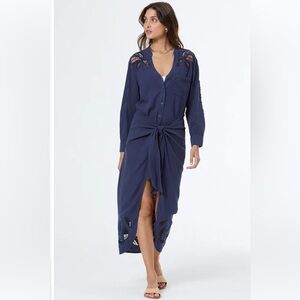 Young Fabulous & Broke Midnight Blue High Low Dress